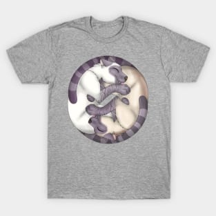 Yin-Yang Cats: Lilac Lynx Point T-Shirt